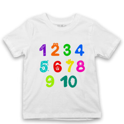 Numbers - Kid's Tshirt Thumbnail