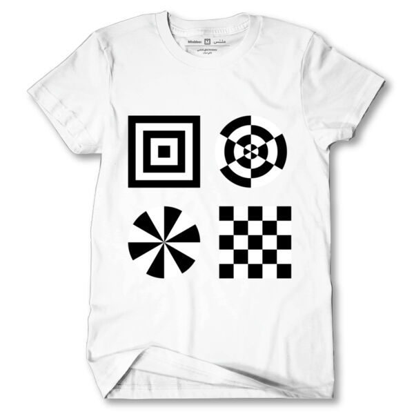B&W Shapes - Men's Tshirt Thumbnail