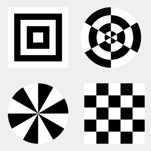 B&W Shapes (Black Tee) Thumbnail