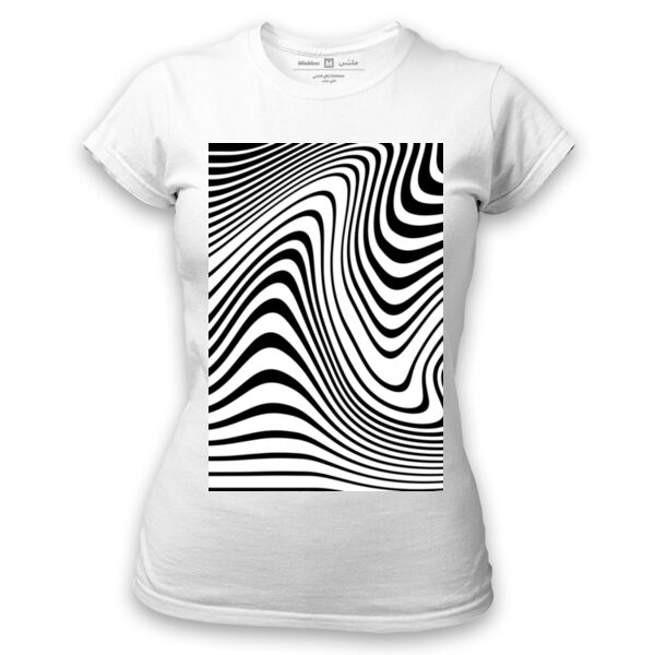 B&W Pattern - Women's Tshirt Thumbnail